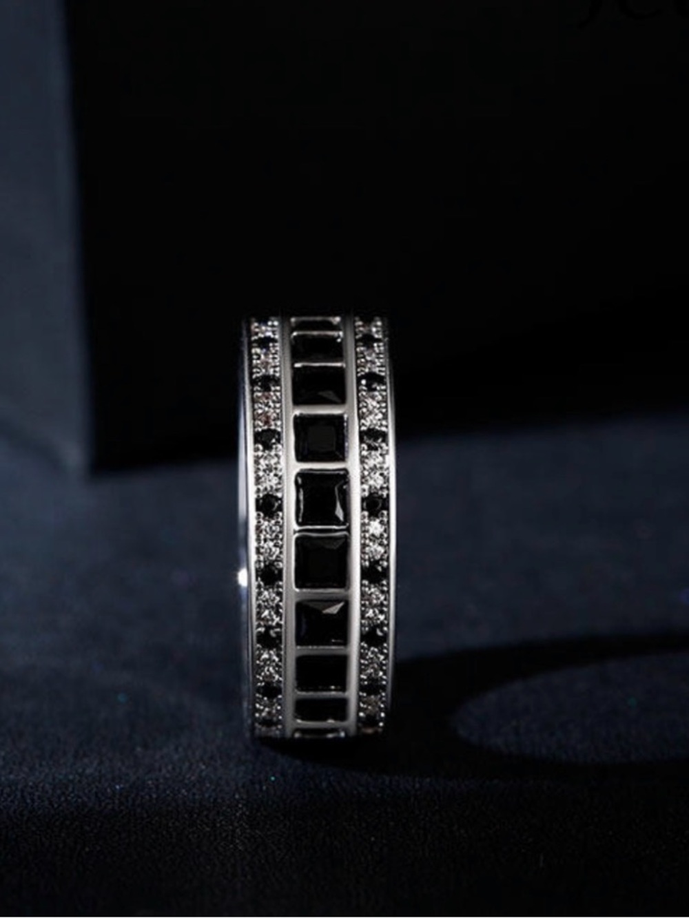 Jeulia - “Love Movie” Princess Cut Sterling Silver